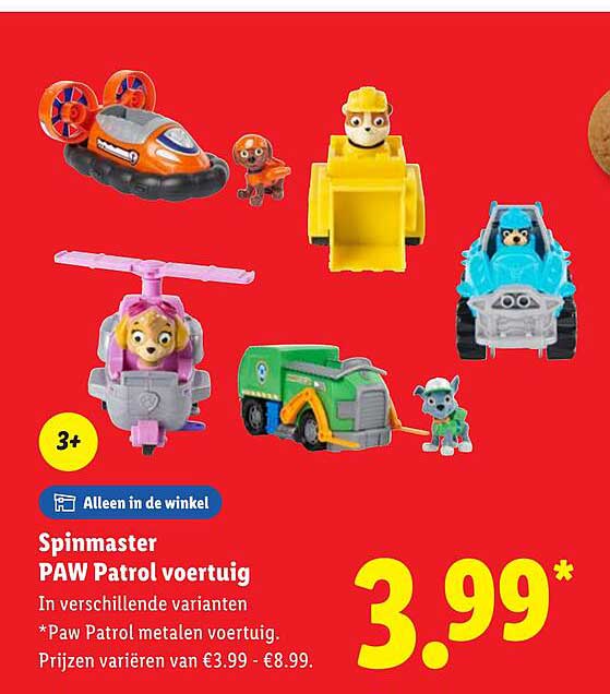 Spinmaster PAW Patrol voertuig