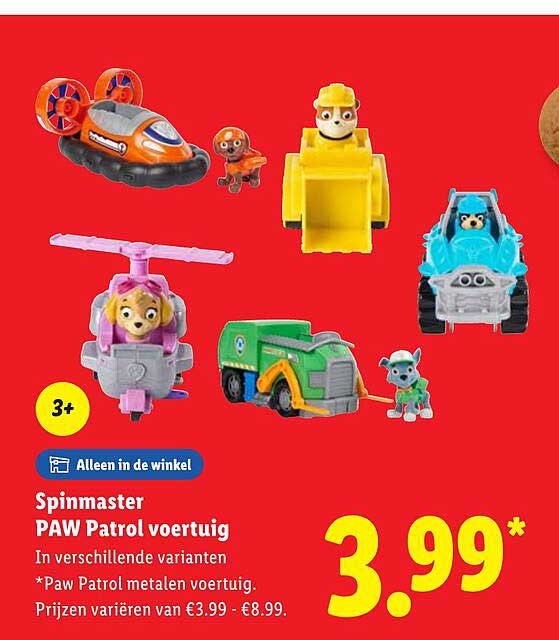 Spinmaster PAW Patrol voertuig