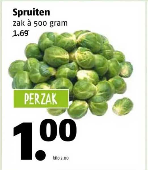 Spruiten zak à 500 gram