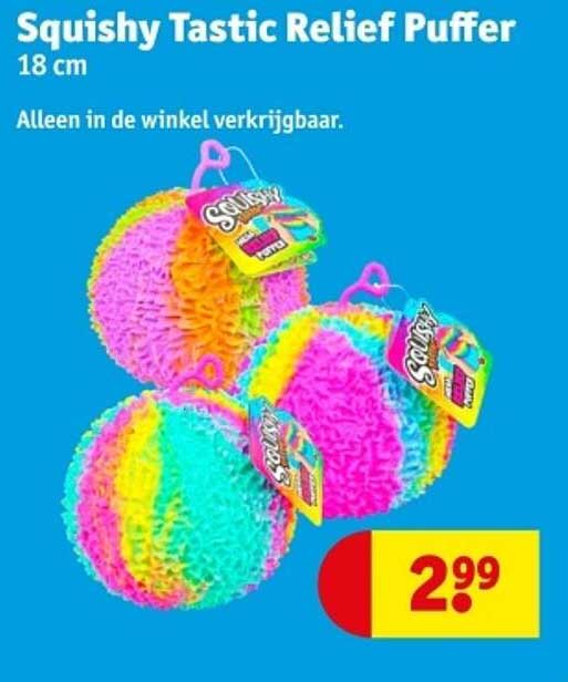 Squishy Tastic Relief Puffer 18 cm