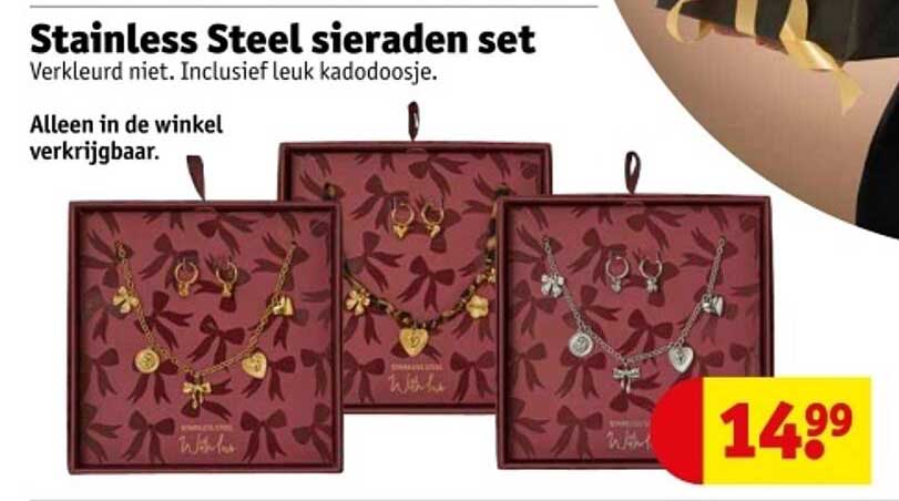 Stainless Steel sieraden set