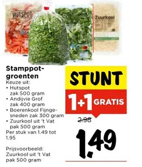 Stampot-groenten