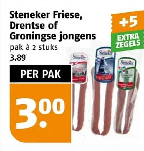 Steneker Friese, Drentse of Groningse jongens pak à 2 stuks