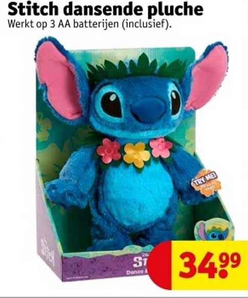 Stitch dansende pluche
