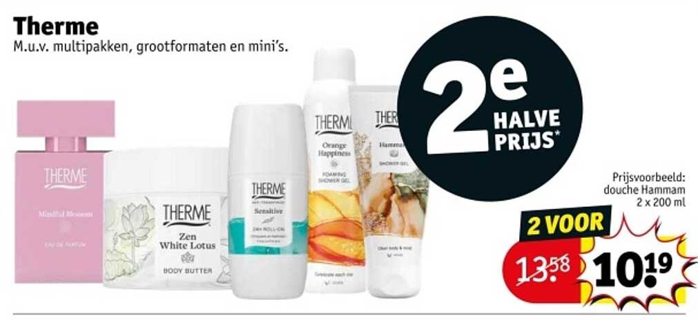 Therme M.u.v. multipakken, grootformaten en mini's.