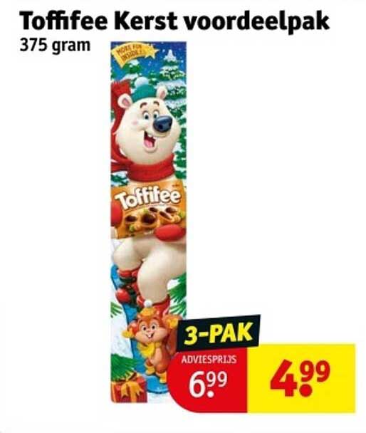 Toffifee Kerst voordeelpak 375 gram