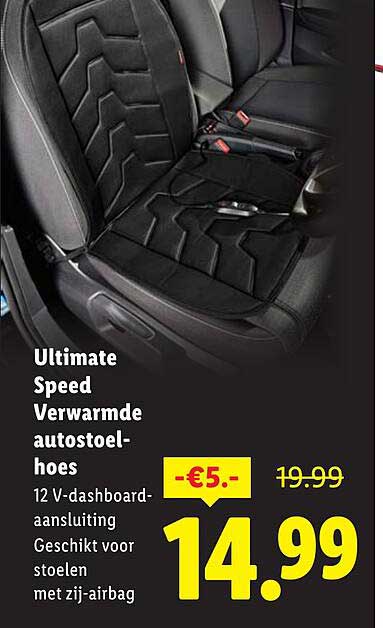 Ultimate Speed Verwarmde autostoelhoes