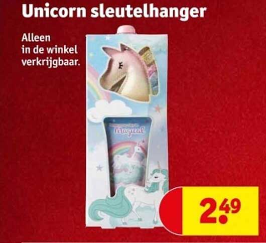 Unicorn sleutelhanger