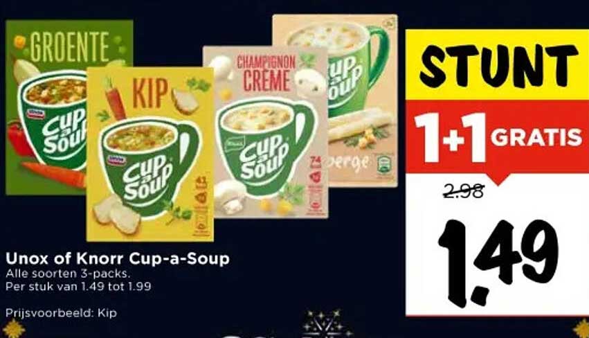 Unox of Knorr Cup-a-Soup