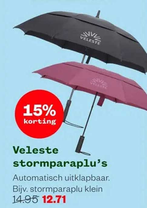 Velete stormparaplú's