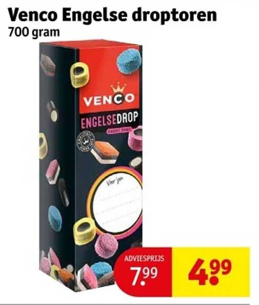 Venco Engelse droptoren 700 gram