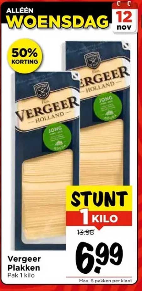 Vergéer Plakken Pak 1 kilo