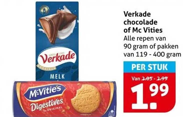 Verkade chocolade of Mc Vities