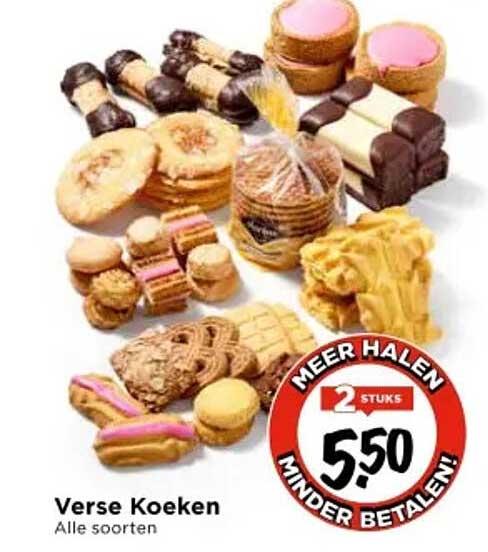 Verse Koeken - Alle soorten