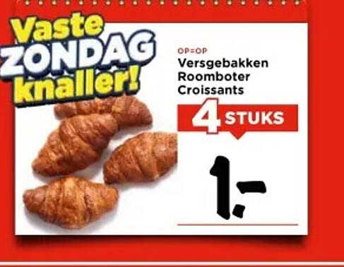 Versgebakken Roomboter Croissants