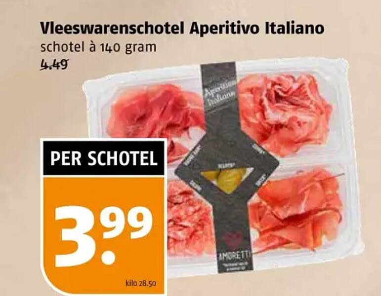 Vleeswarenschotel Aperitivo Italiano