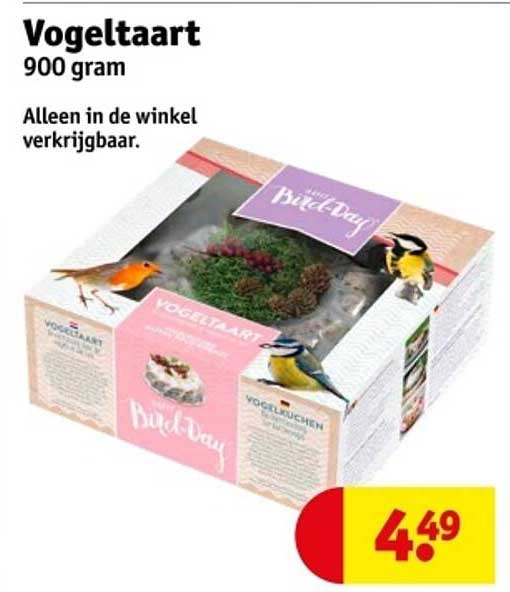Vogeltaart 900 gram