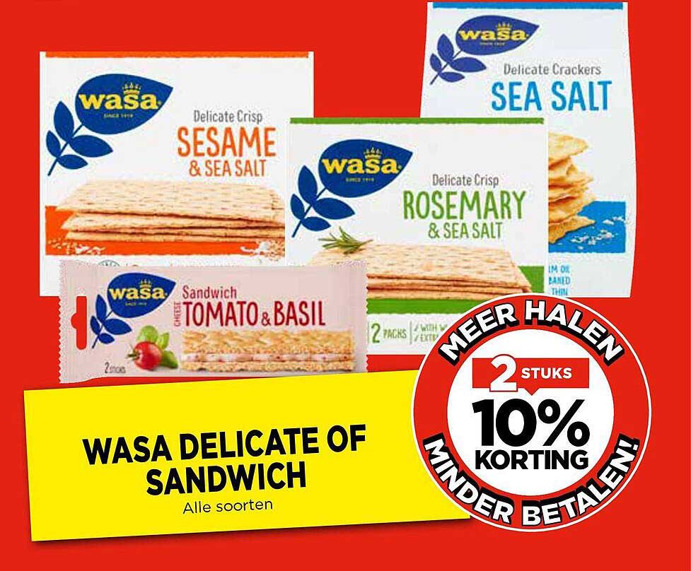 WASA DELICATE OF SANDWICH