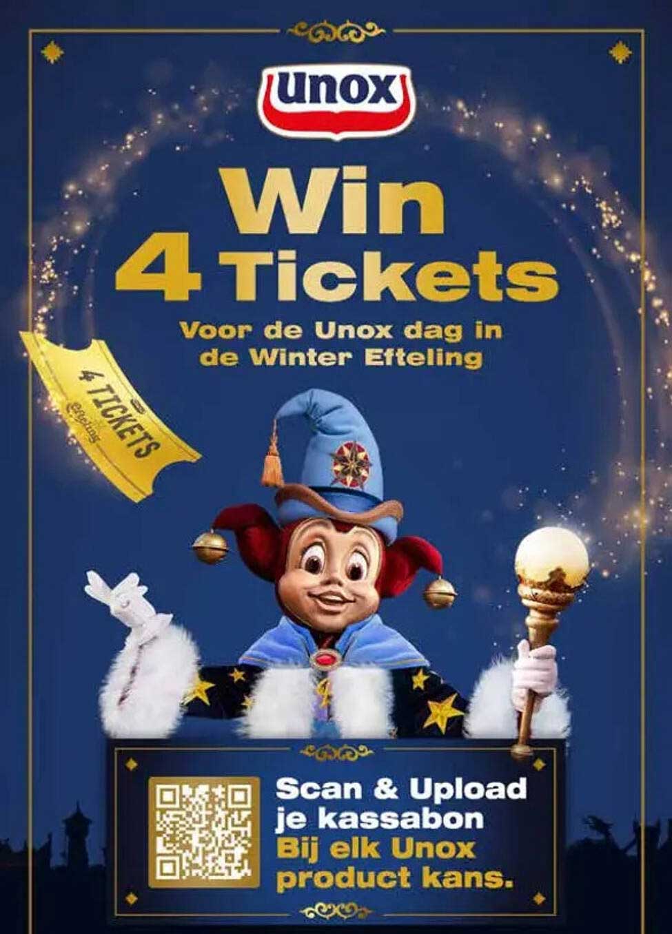 Win 4 Tickets voor de Unox dag in de Winter Efteling