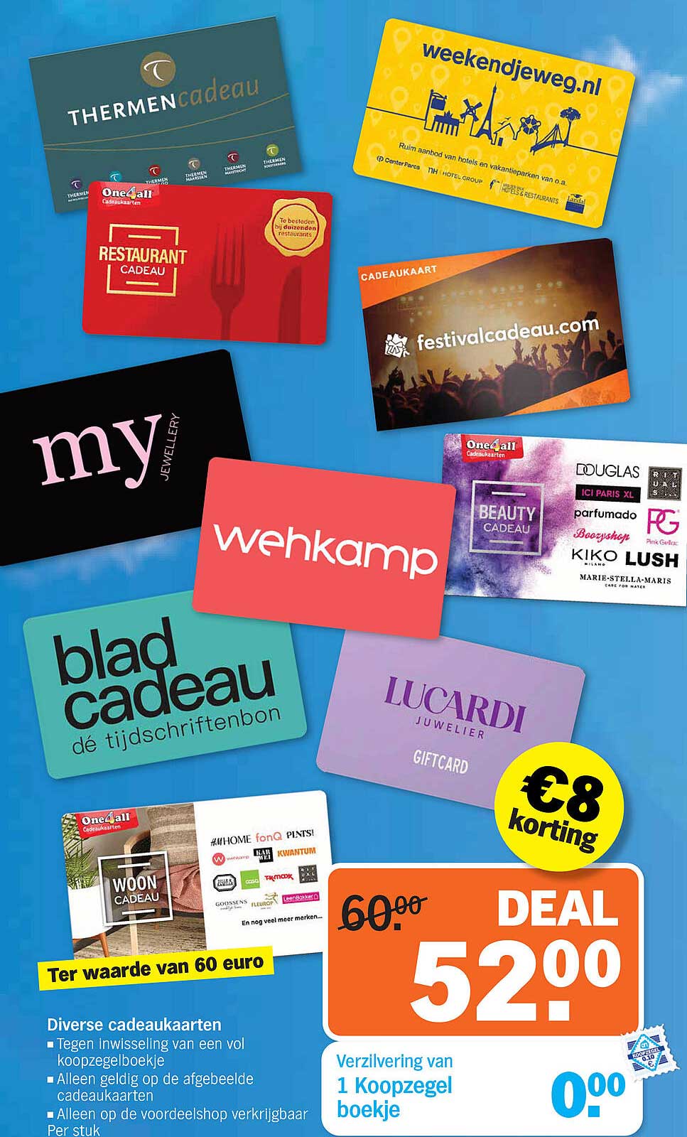 Woon cadeau ter waarde van 60 euro