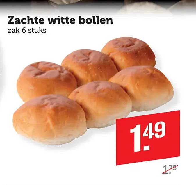 Zachte witte bollen