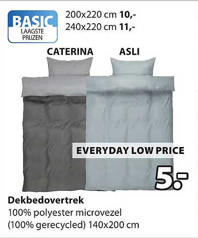 SOHYGGE Dekbed - volwassenen/kinderen - 100% microvezel - Oeko-Tex