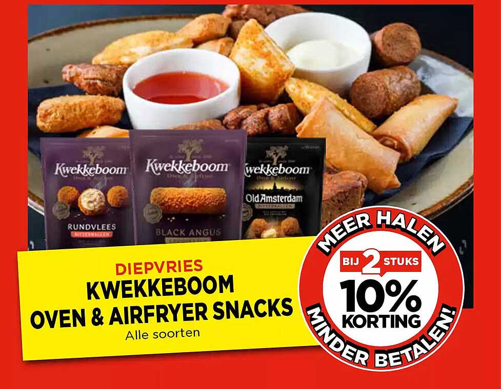 DIEPVRIES KWEKKEBOOM OVEN & AIRFRYER SNACKS