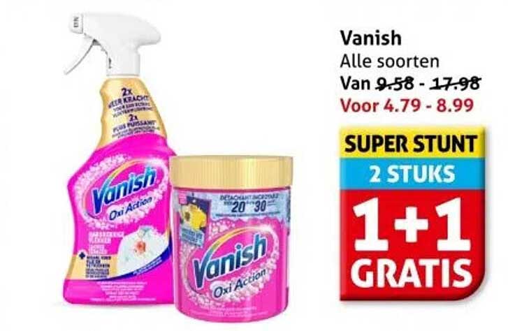 Vanish Alle soorten