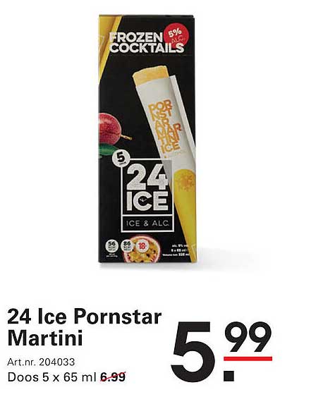 24 Ice Pornstar Martini
