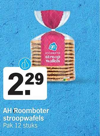 AH Roomboter stroopwafels Pak 12 stuks