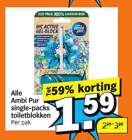 Alle Ambi Pur single-packs toiletblokken