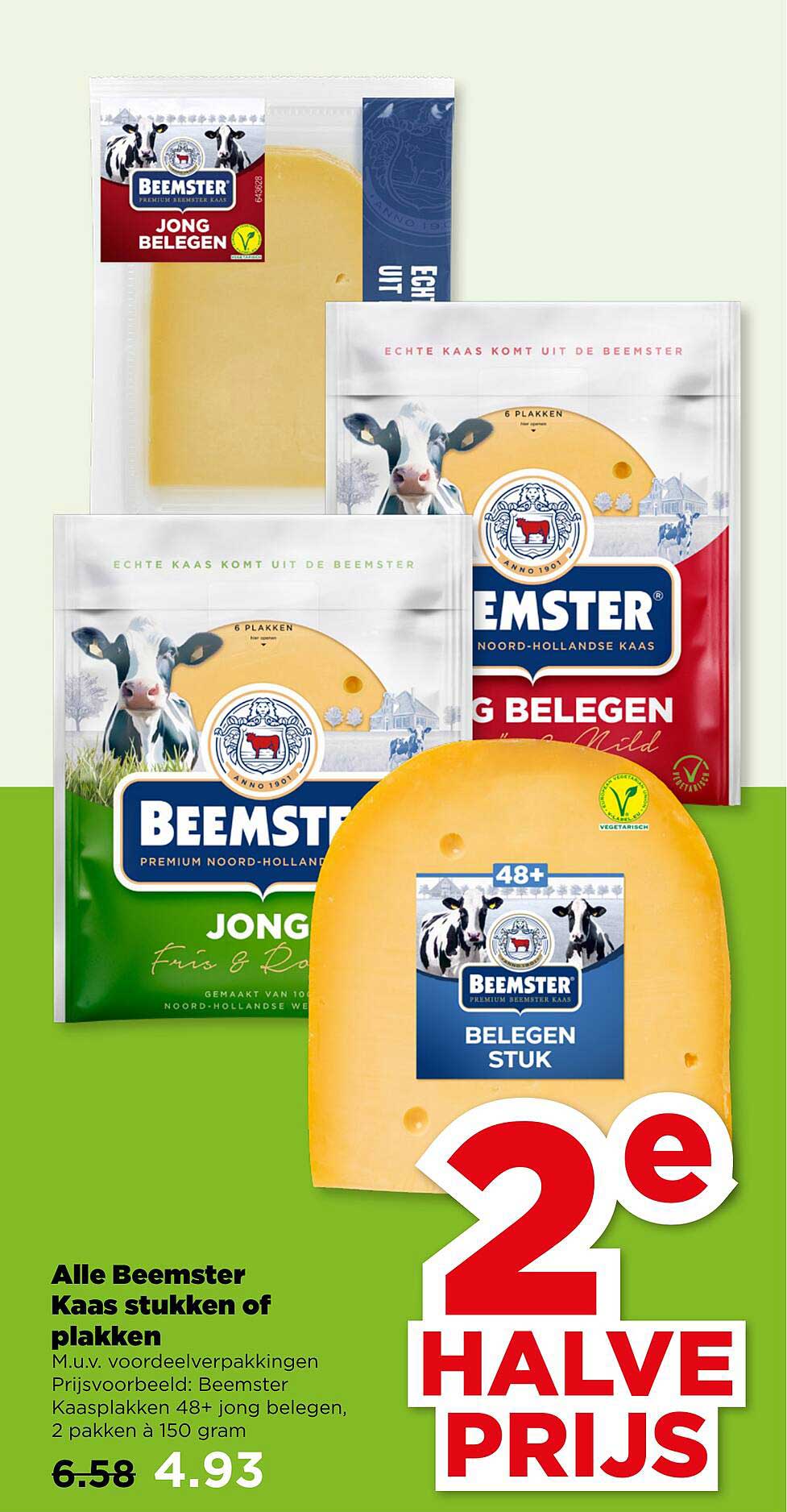 Alle Beemster Kaas stukken of plakken