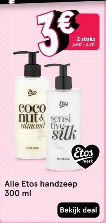Alle Etos handzeep 300 ml