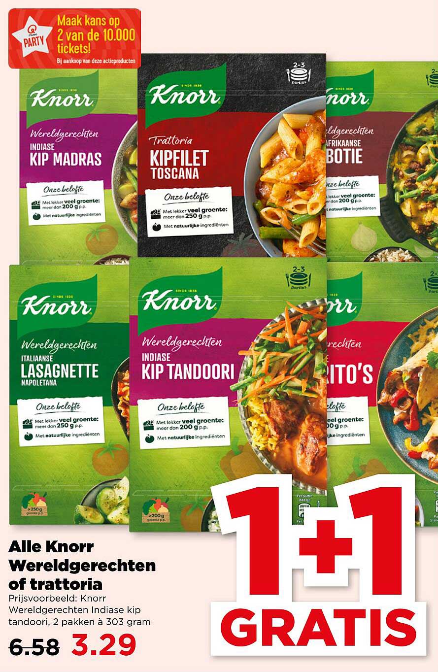 Alle Knorr Wereldgerechten of trattoria