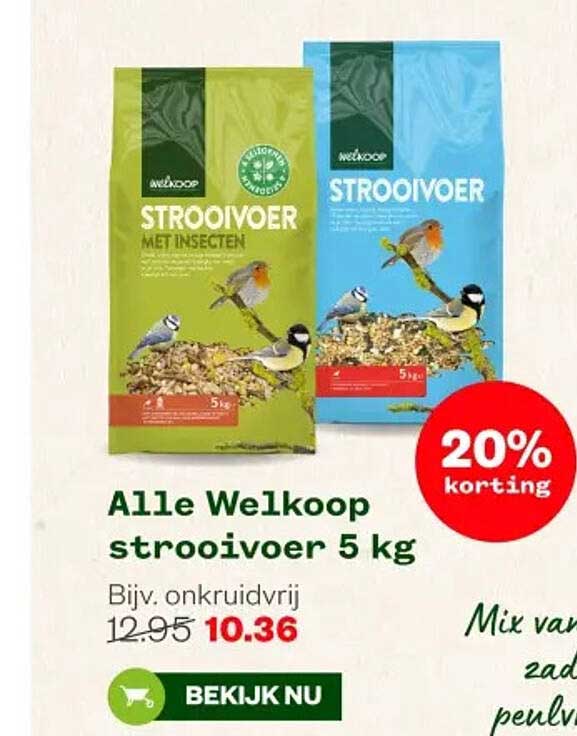 Alle Welkoop strooivoer 5 kg