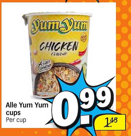 Alle Yum Yum cups