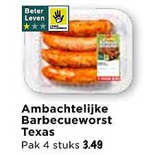 Ambachtelijke Barbecueworst Texas