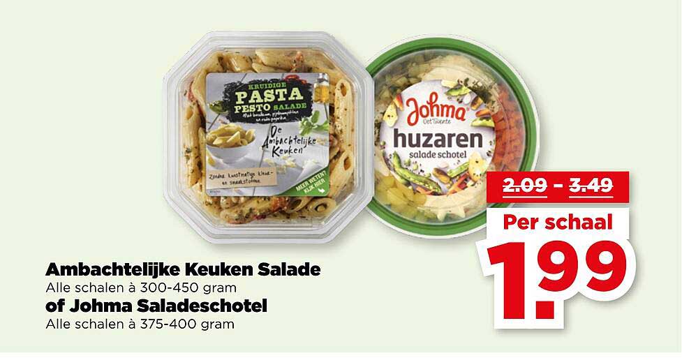 Ambachtelijke Keuken Salade of Johma Saladeschotel
