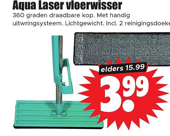Aqua Laser vloerwisser