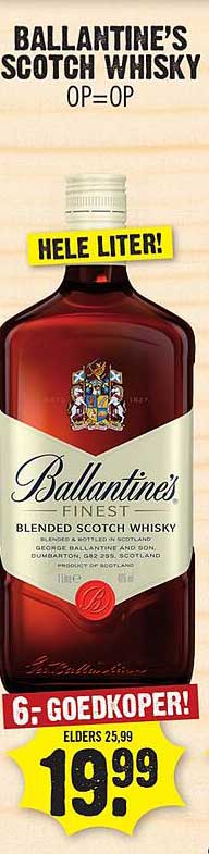 BALLANTINE'S SCOTCH WHISKY OP=OP