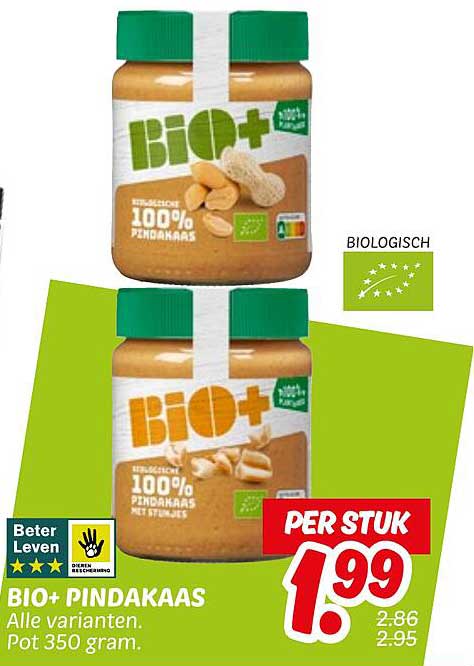 BIO+ Pindakaas