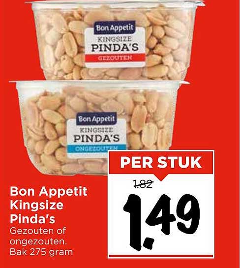 Bon Appetit Kingsize Pinda’s