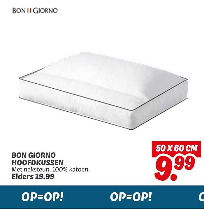 BON GIORNO HOOFDKUSSEN