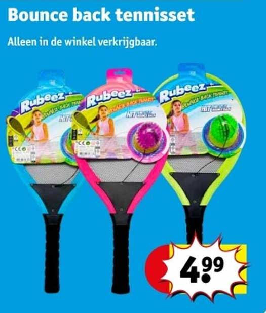 Bounce back tennisset