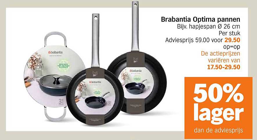 Brabantia Optima pannen Bijv. hapjespan Ø 26 cm Per stuk