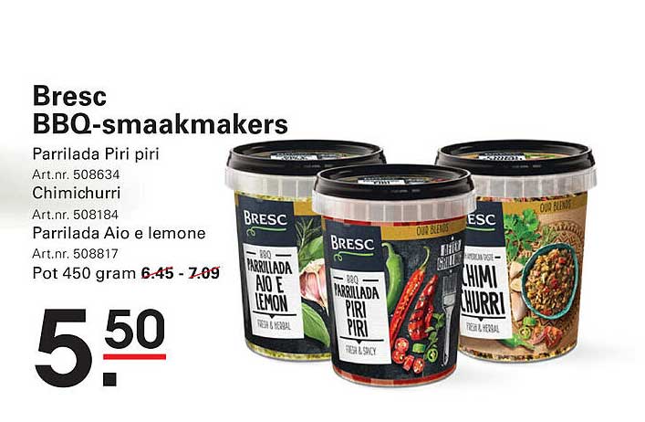 Bresc BBQ-smaakmakers