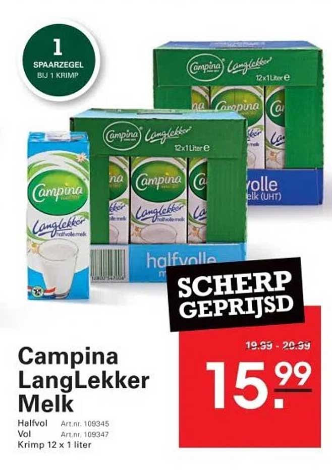 Campina LangLekker Melk