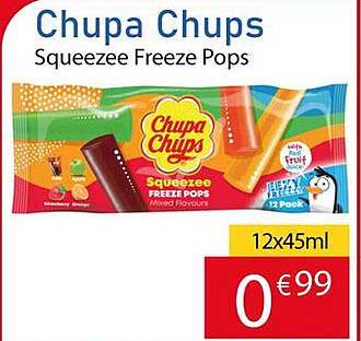 Chupa Chups Squeezee Freeze Pops
