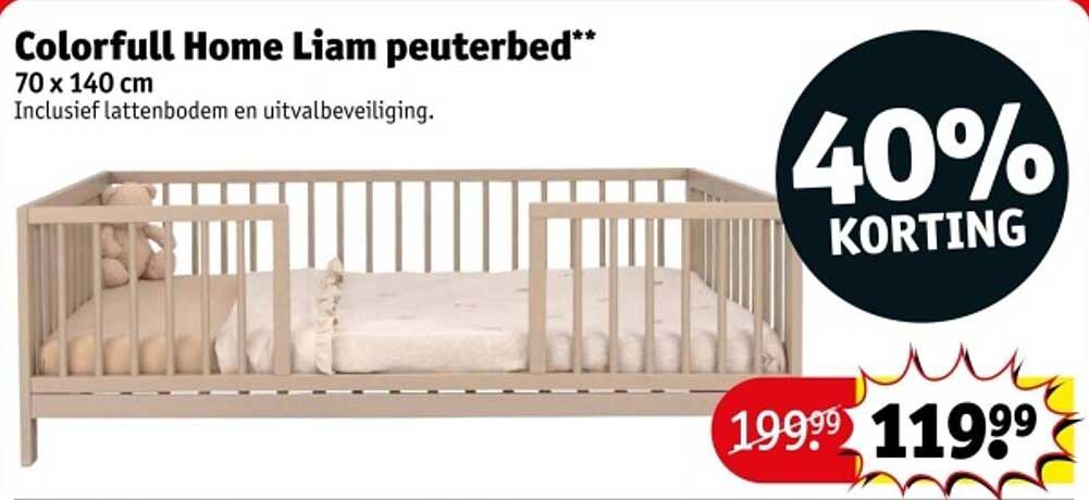 Colorfull Home Liam peuterbed**