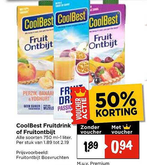 CoolBest Fruitdrink of Fruitontbijt